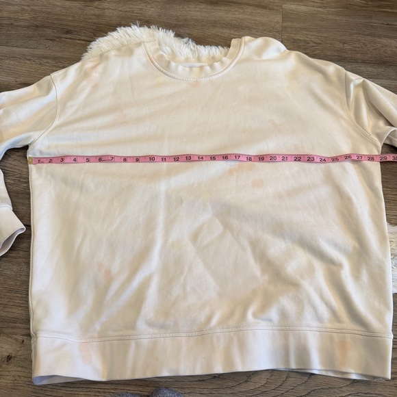 Lululemon Perfectly Oversized Crewneck Sweatshirt Wash RARE Pattern 12 Large - Picture 3 of 7